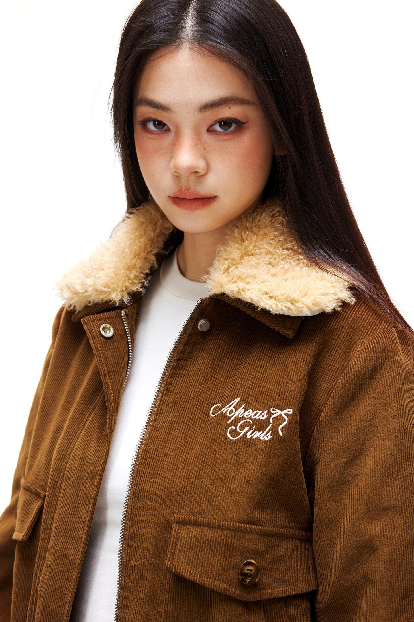 Retro Corduroy Jacket Set