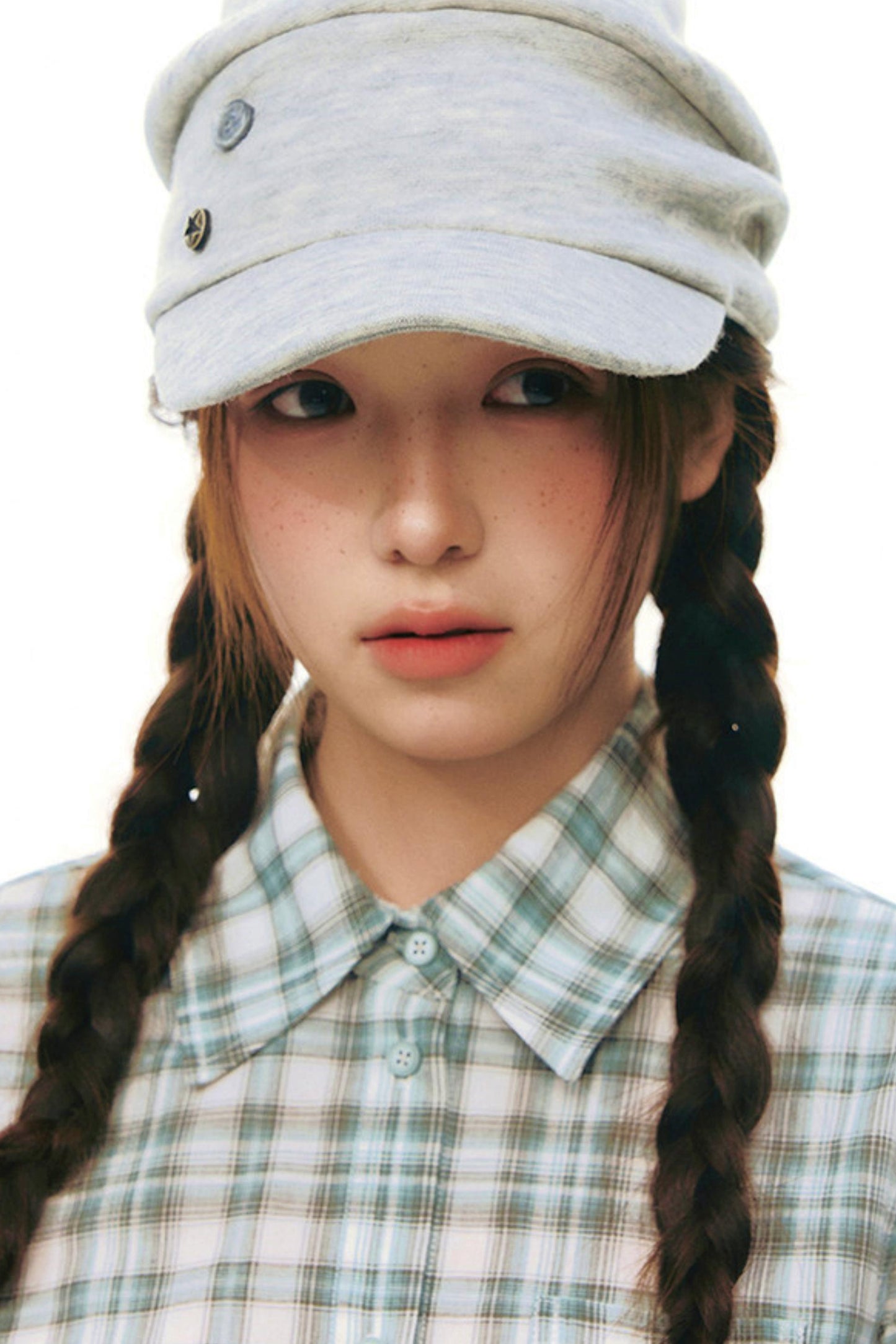 Plaid Y2K Fitted Top