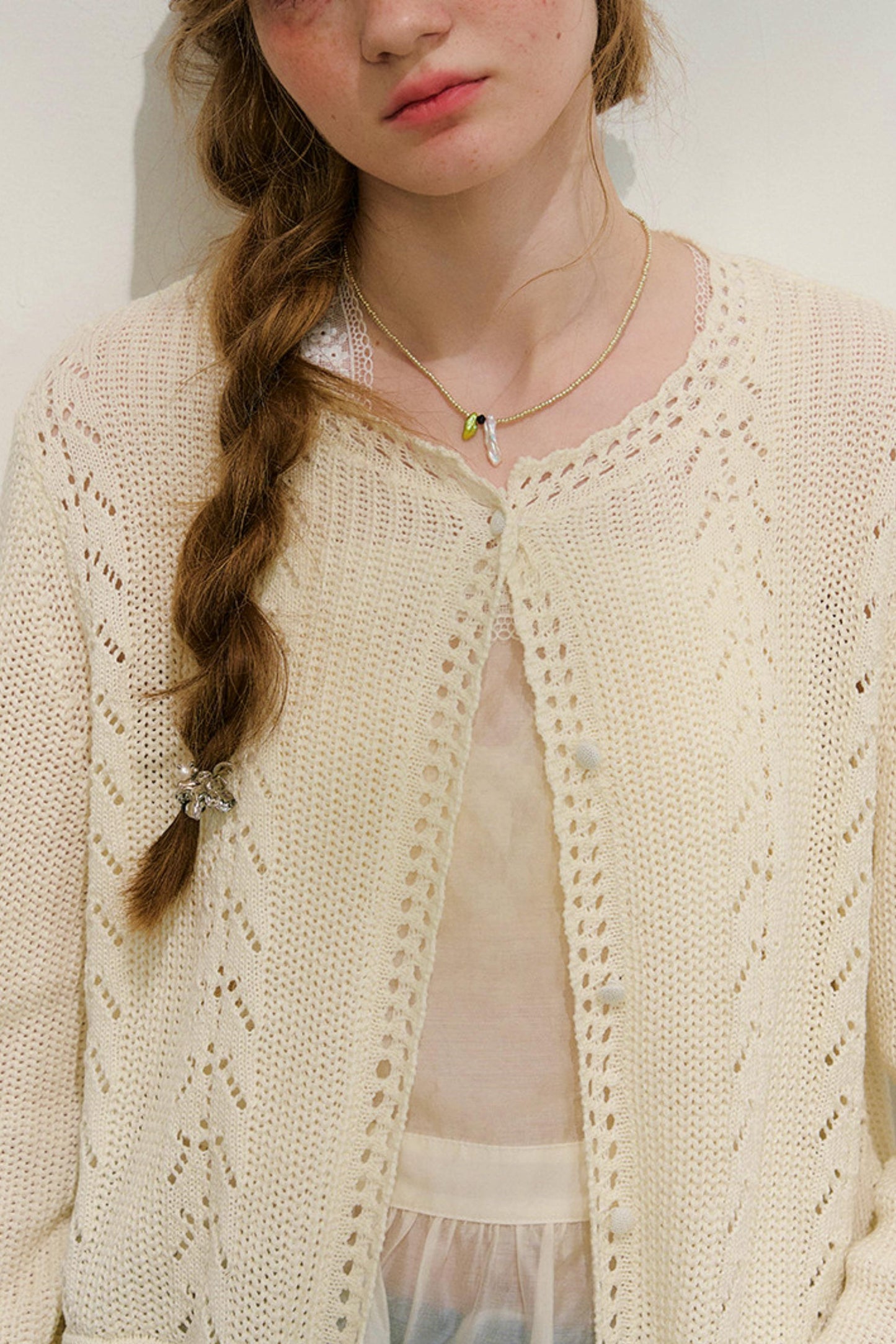 ストリートニットカーディガン