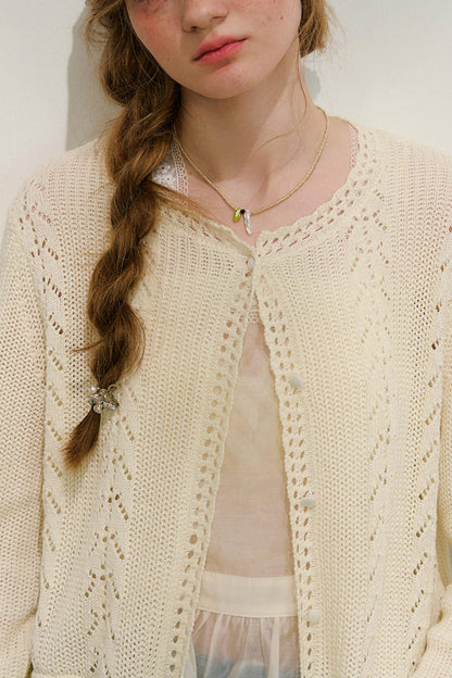 ストリートニットカーディガン