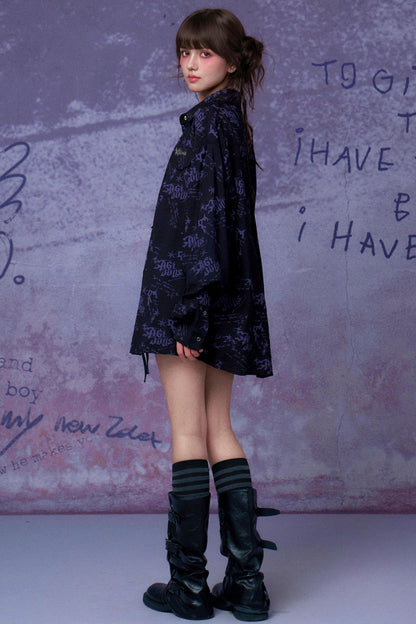 Jugendlicher Geist Bedruckte Bluse