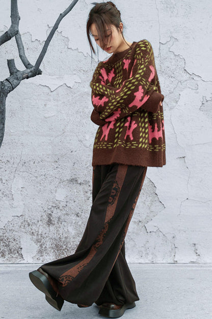 Colorblocked Alpacaswetter