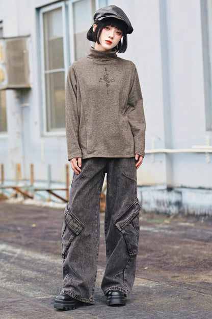 アンブライドチェスハイネックトップス