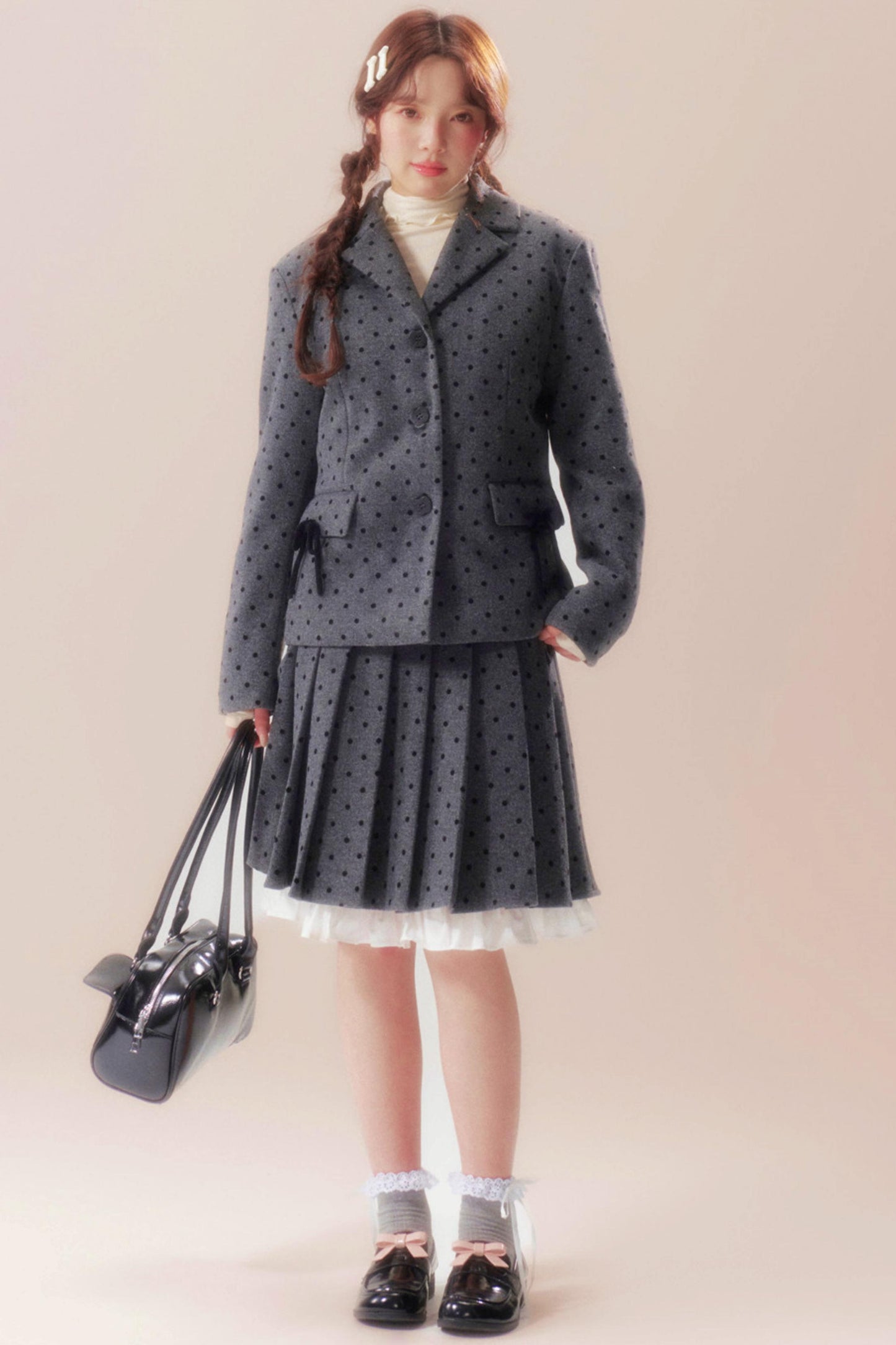 Soft A-line Riverside Pleated Skirt