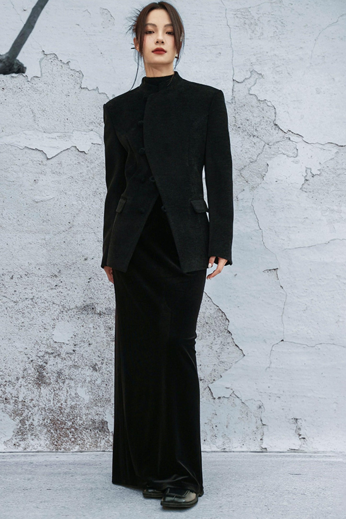 ベルベットフィッシュテイルスカート