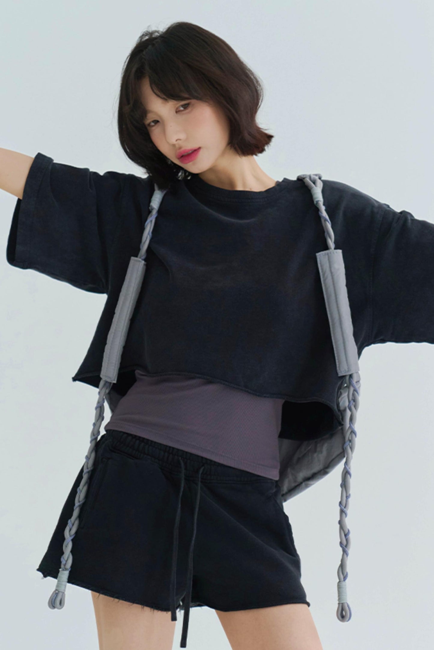 Top de Ocio Lavado + Pantalones Cortos