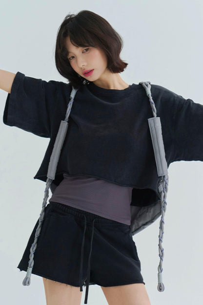 Top de Ocio Lavado + Pantalones Cortos