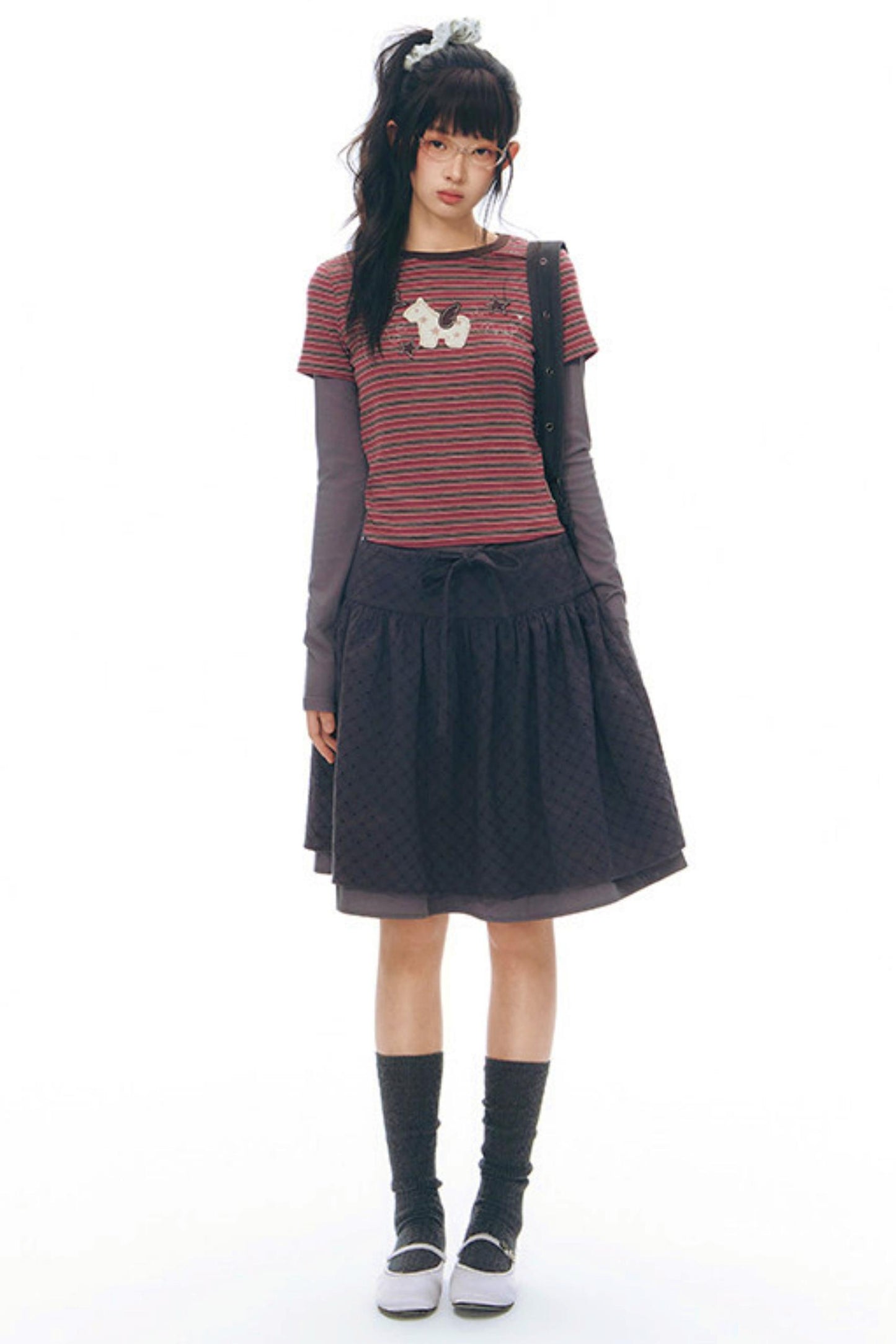 ポニーパッチデザイントップス