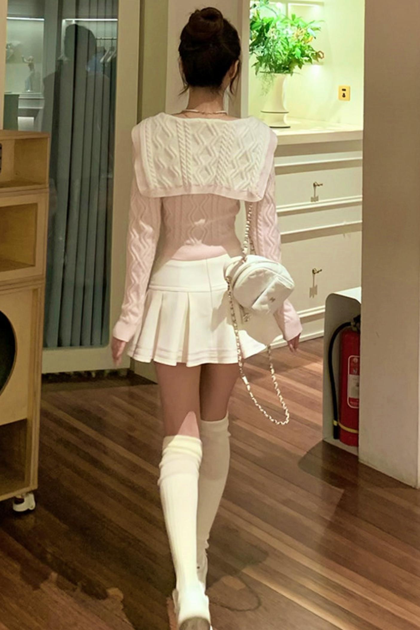 Sweet Sailor Knit + Skirt