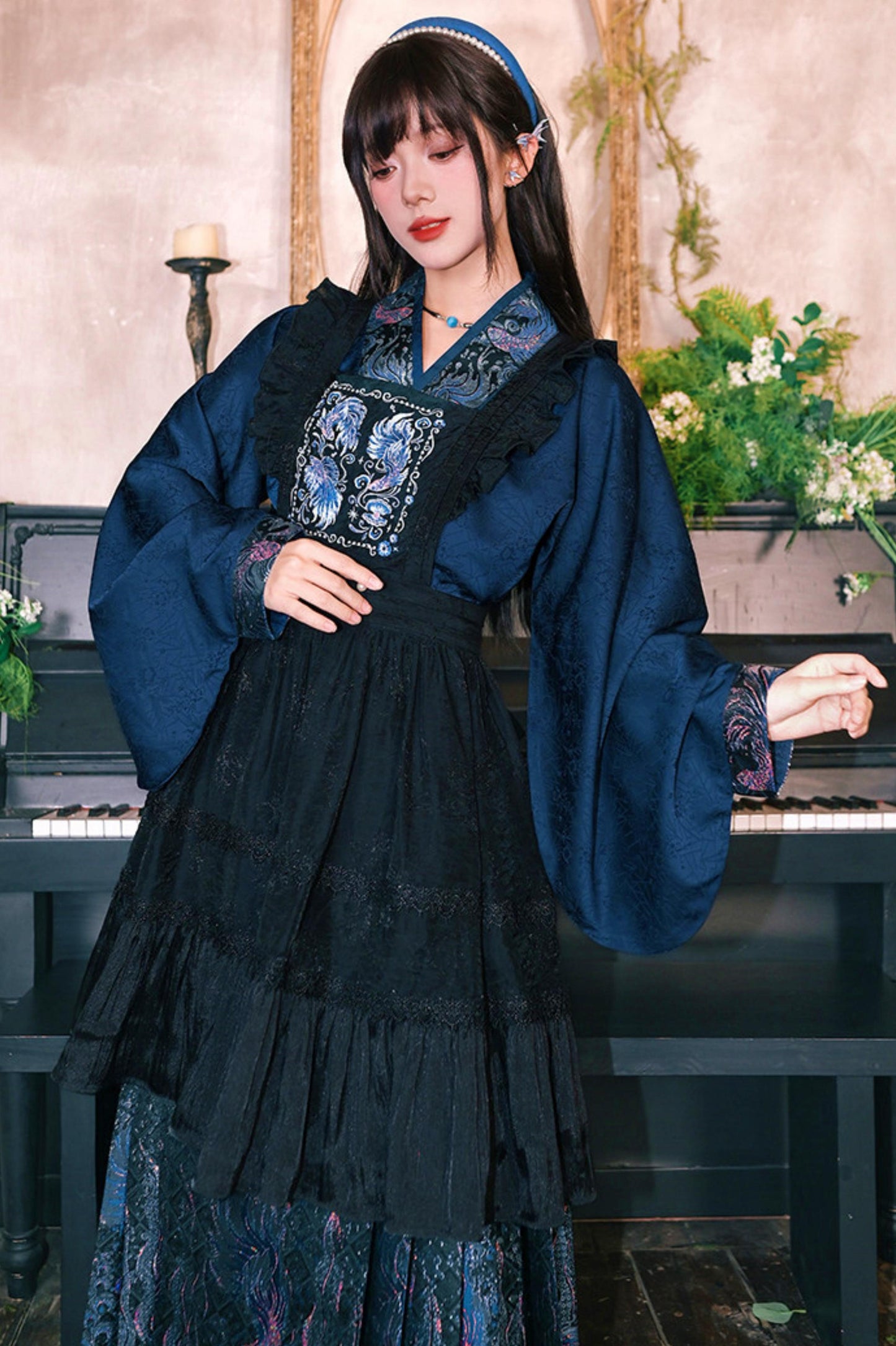 Embroidered Lace Overskirt
