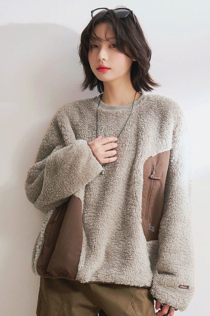 ルーズポーラーフリーススウェット