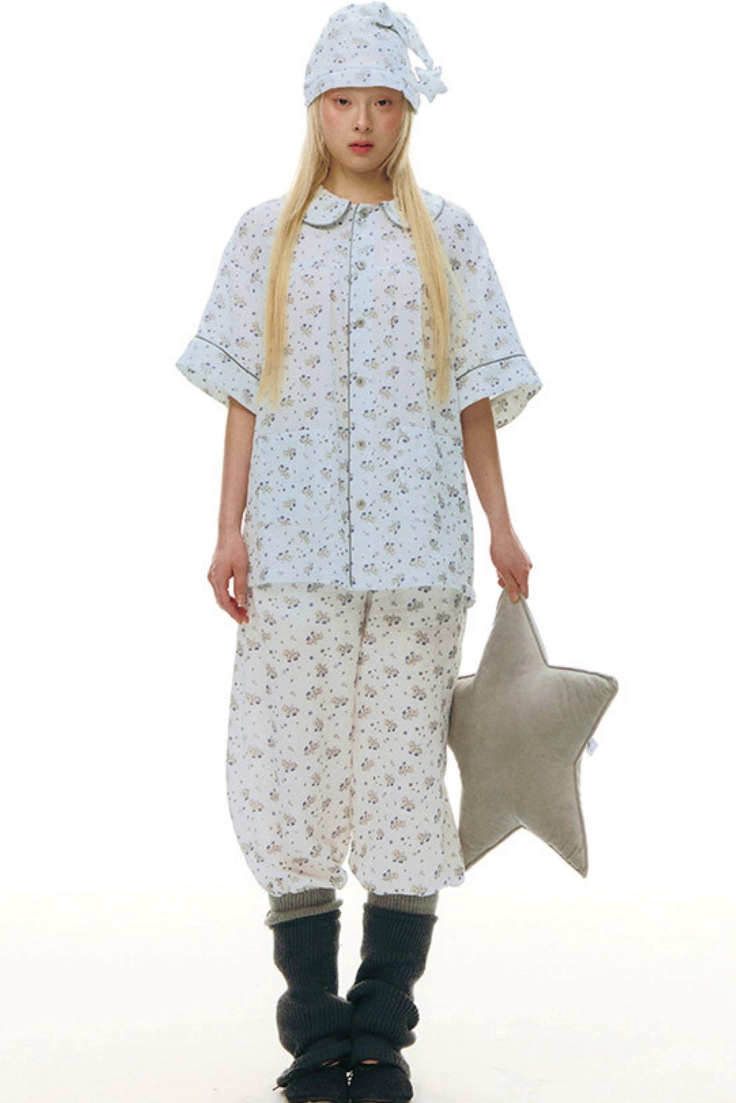 Custom Pony Printed Pajama Top + Pants