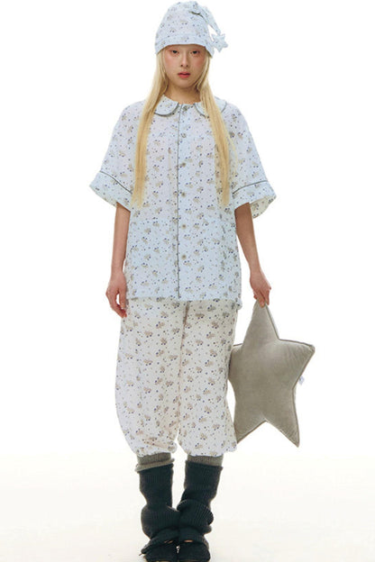 Custom Pony Printed Pajama Top + Pants