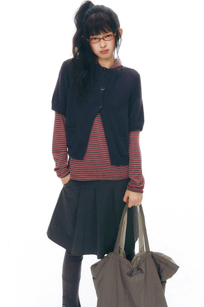 Y2Kニットカーディガン