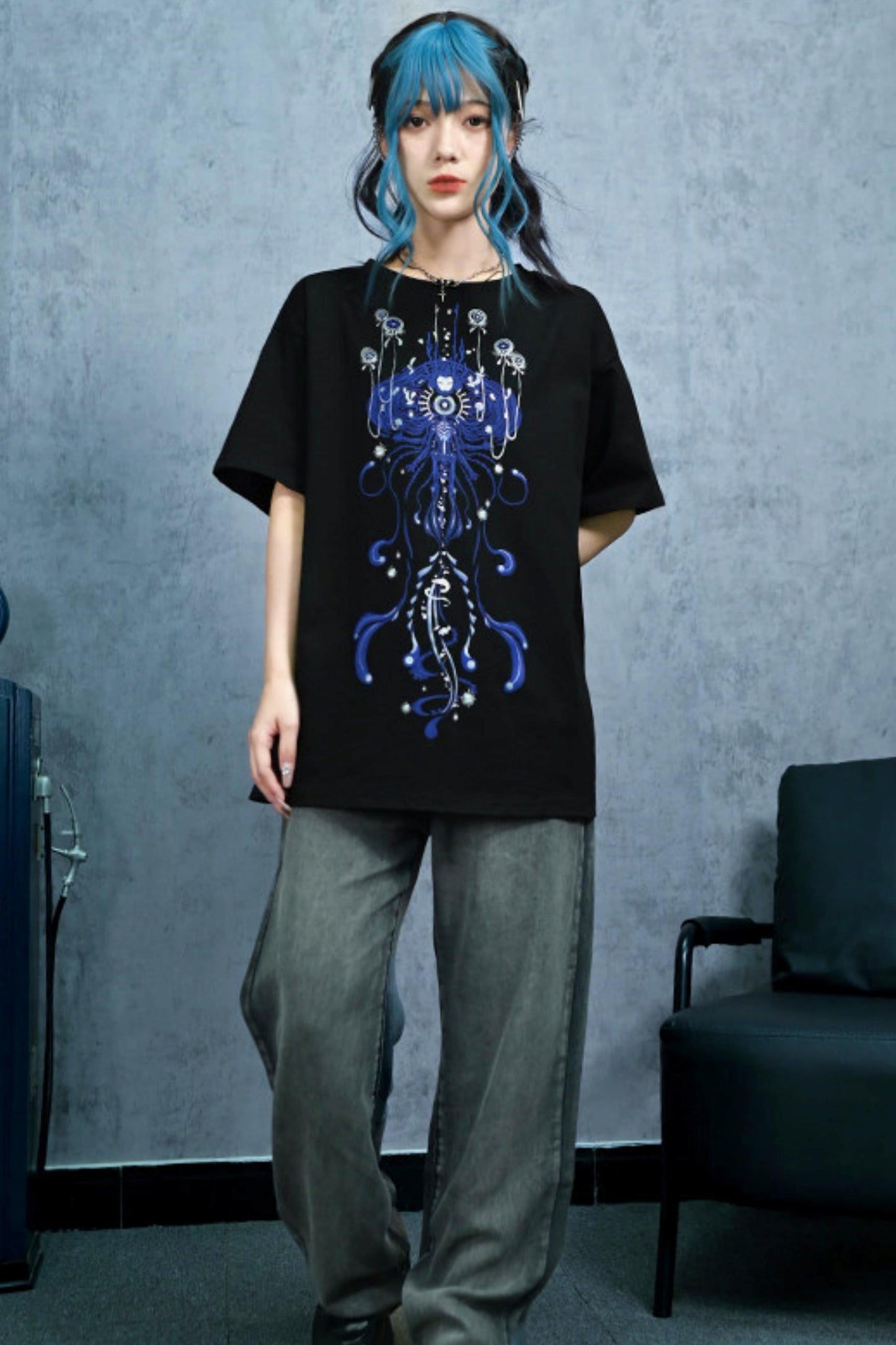 Blue Tears Cotton Top