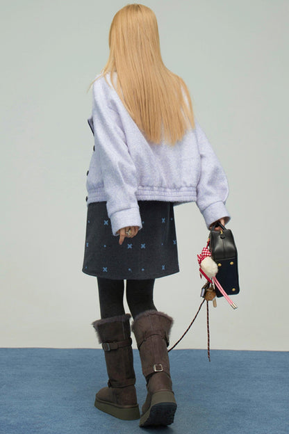 クラウドブルーファーリージャケット