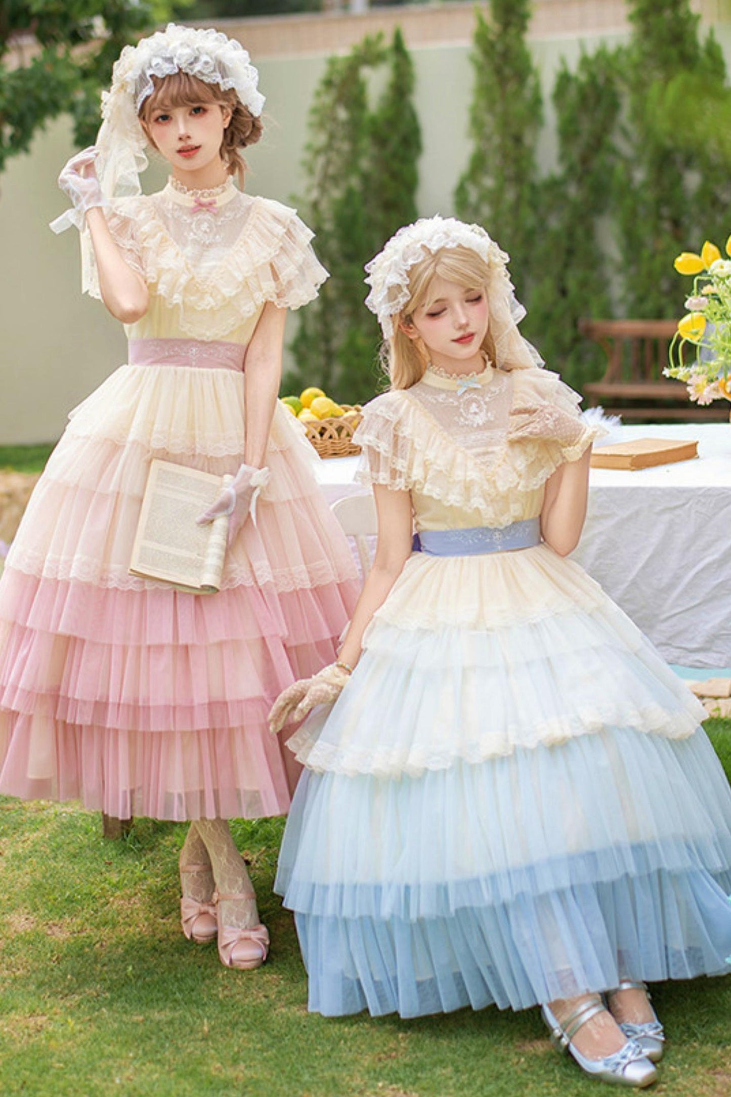 Sweet Gradient Princess Dress + Accessories