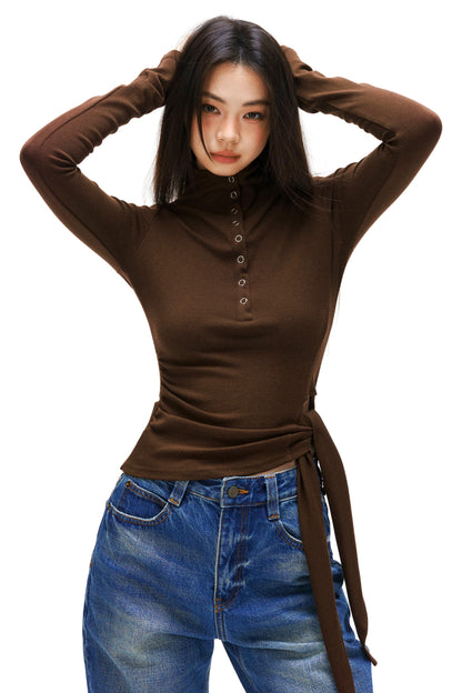 タートルネックヒーティングトップス