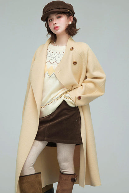 バタークロワッサンウールコート