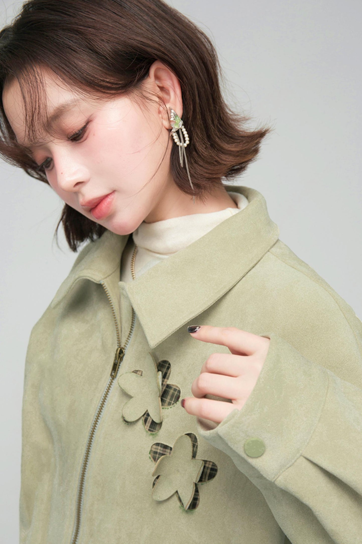 プチレトロパッチワークジャケットセット