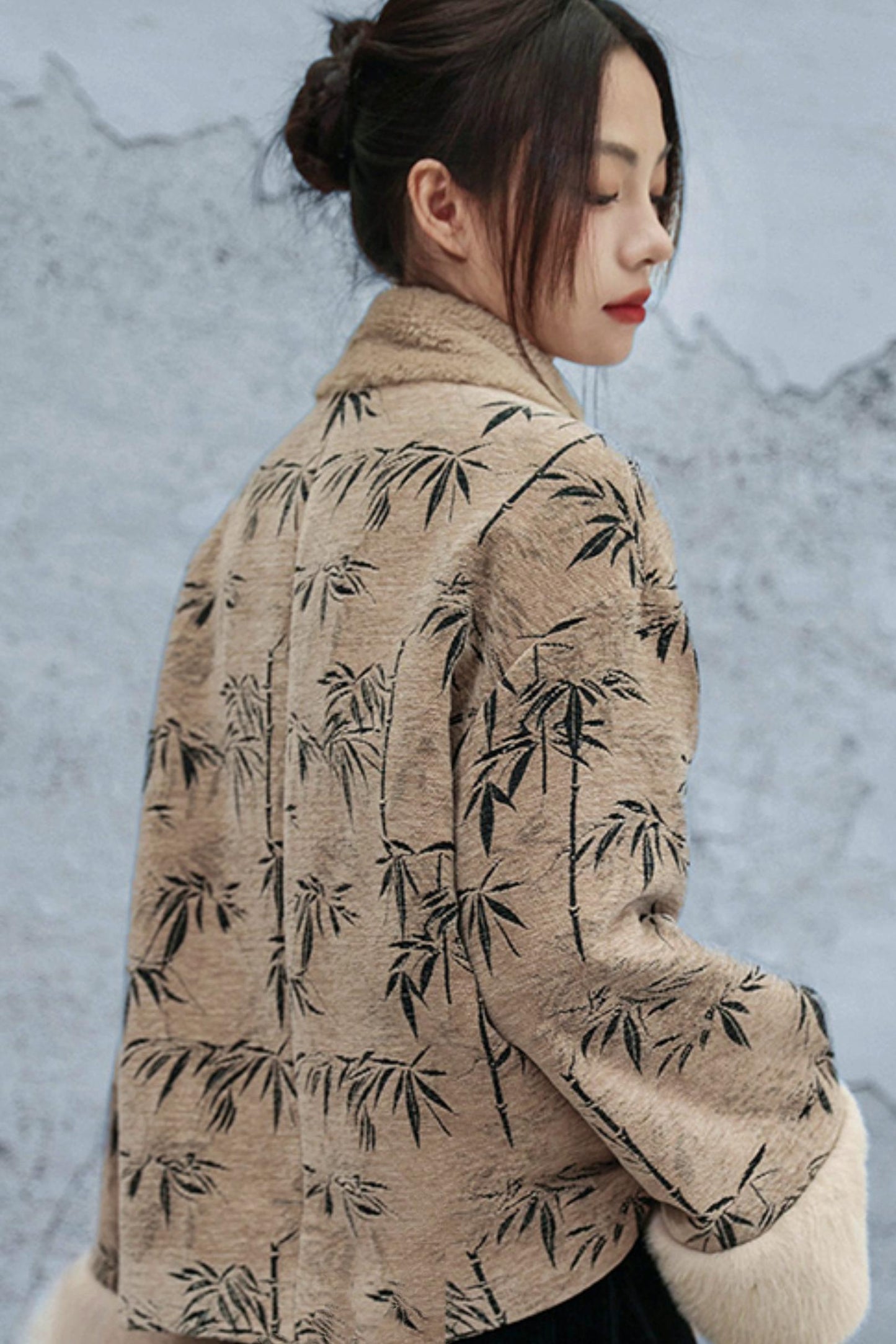 バンブーリーフウールンコート