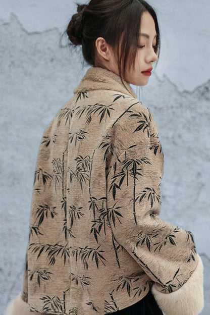 バンブーリーフウールンコート