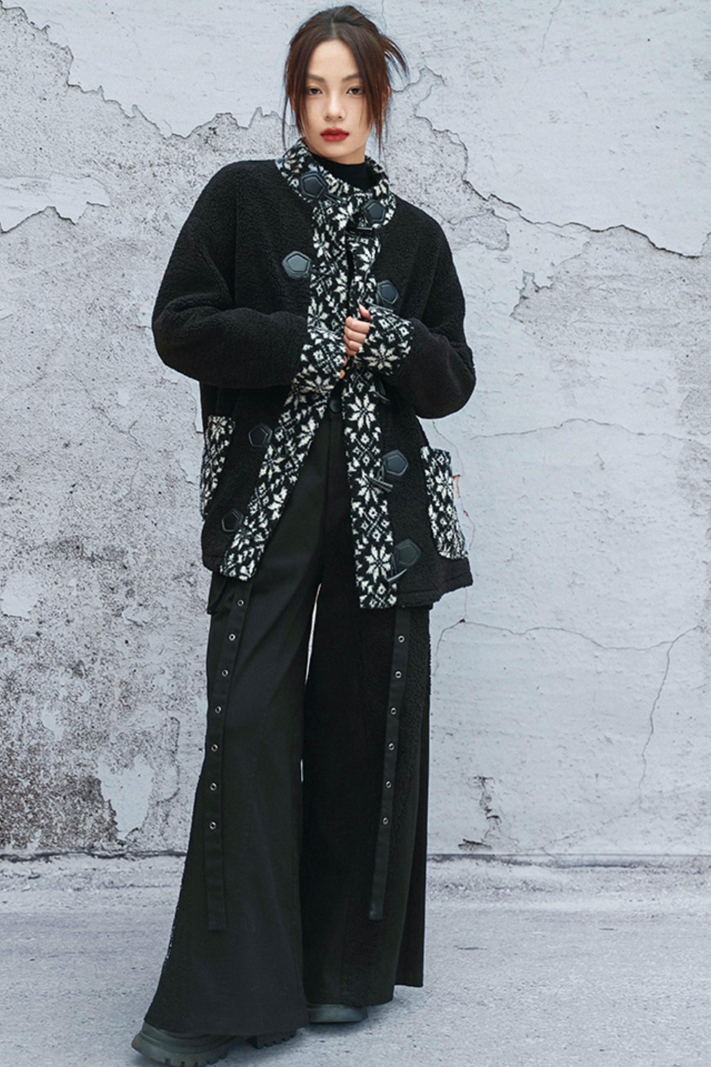 レトロブラックモードチャイナコート