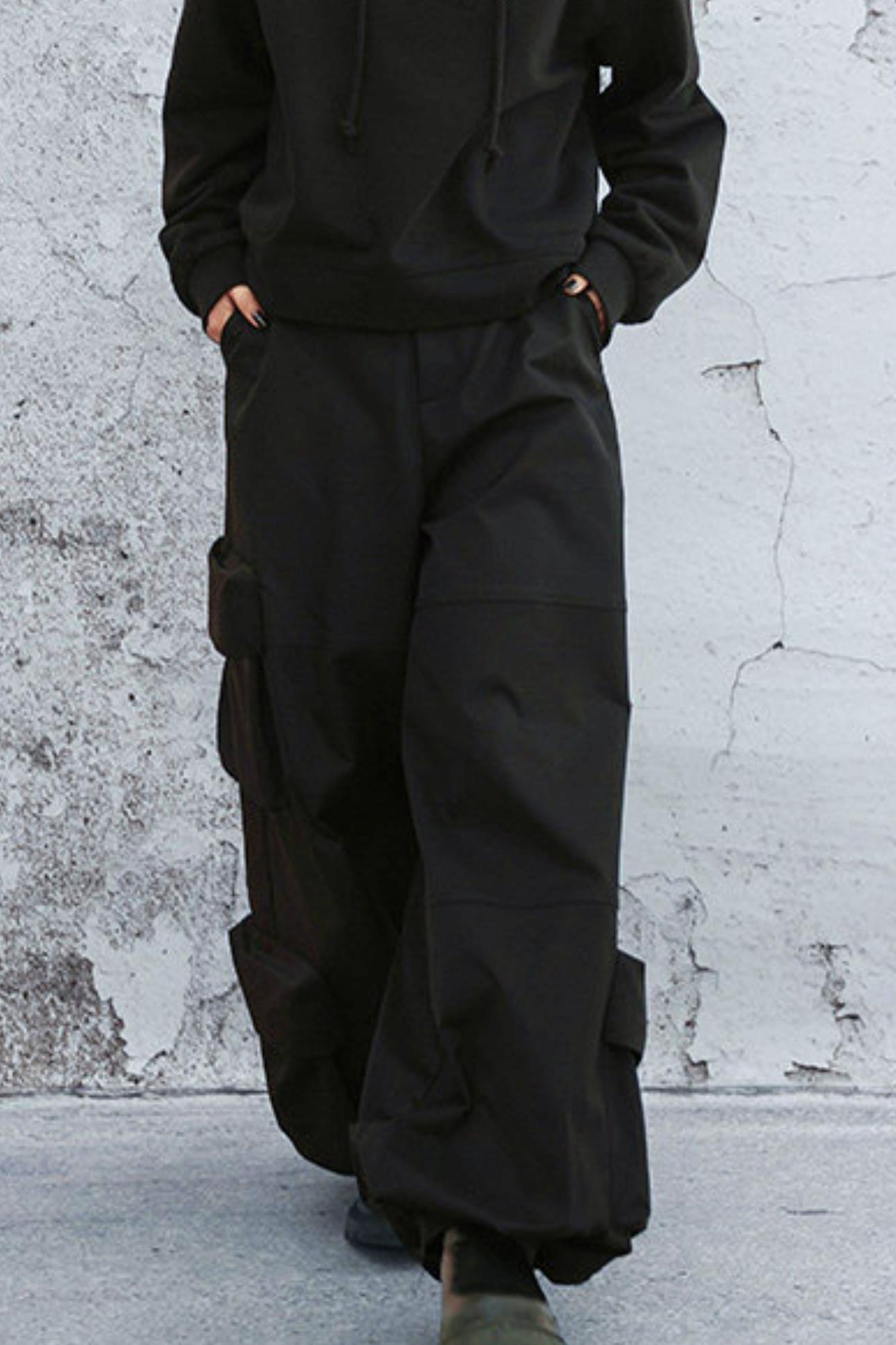 ユニセックスマルチポケットカーゴパンツ