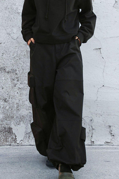 ユニセックスマルチポケットカーゴパンツ