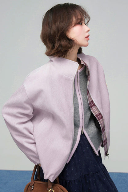 リバーシブルパズルチェックジャケット