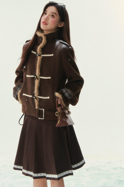 Retro Oak Horn Button Jacket