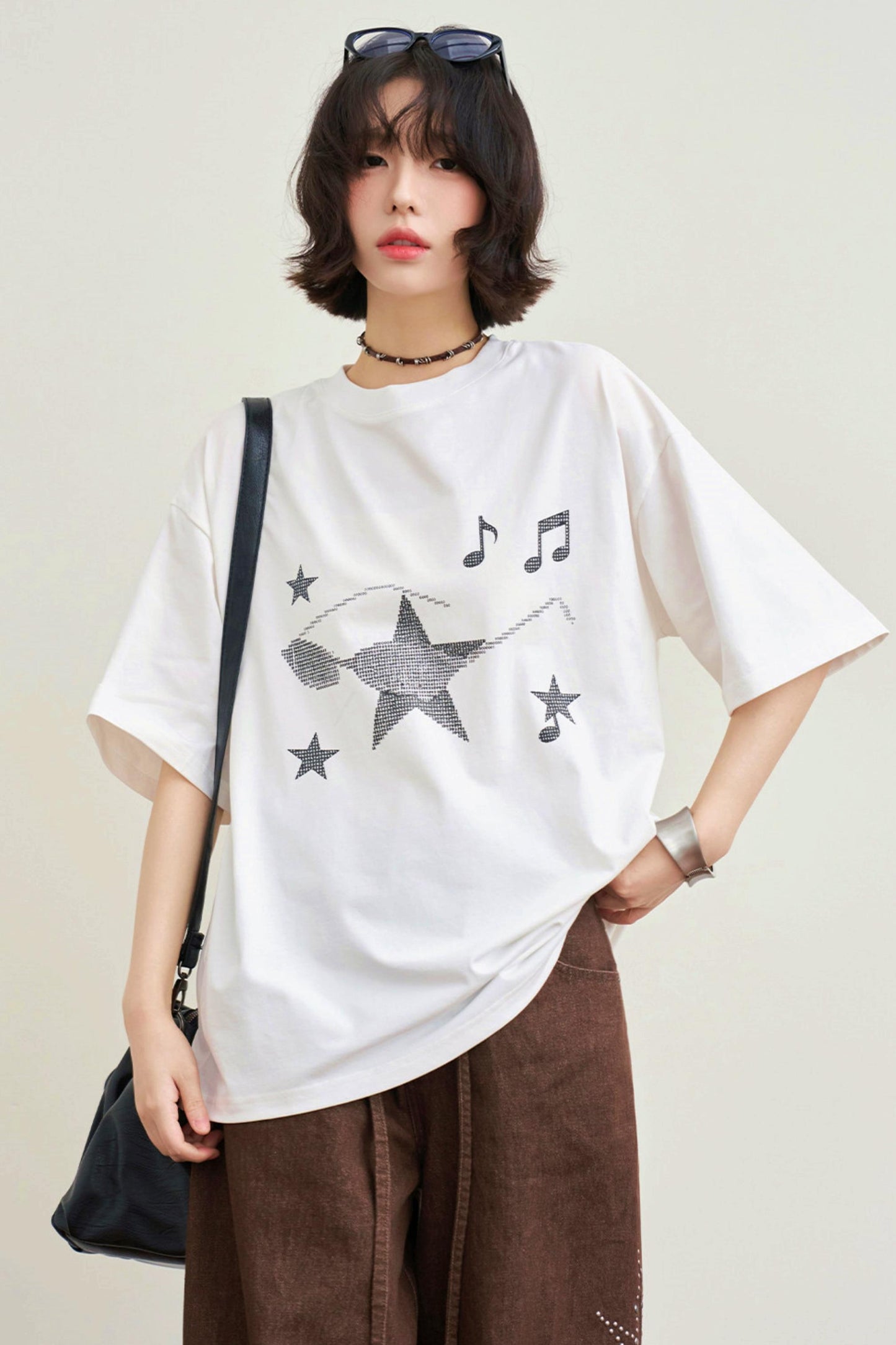 Gravity Museum Printed Top