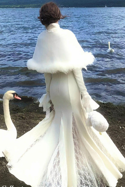 Sweet girly shawl cape