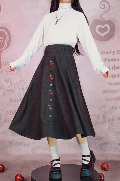 Eden Garden Embroidered Skirt