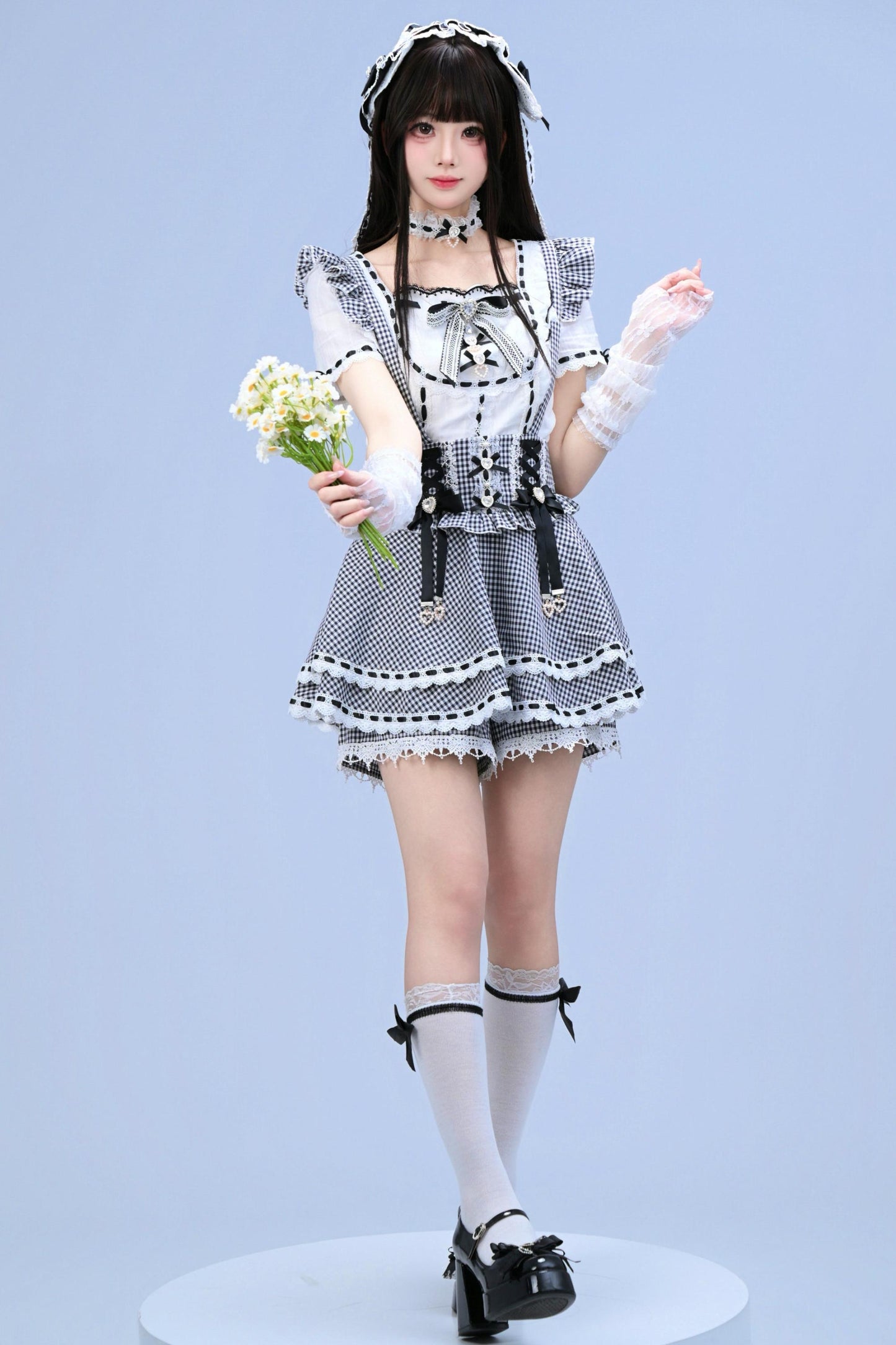 [Pre-order Item] Doll Girly Ryousangata Top + Skirt