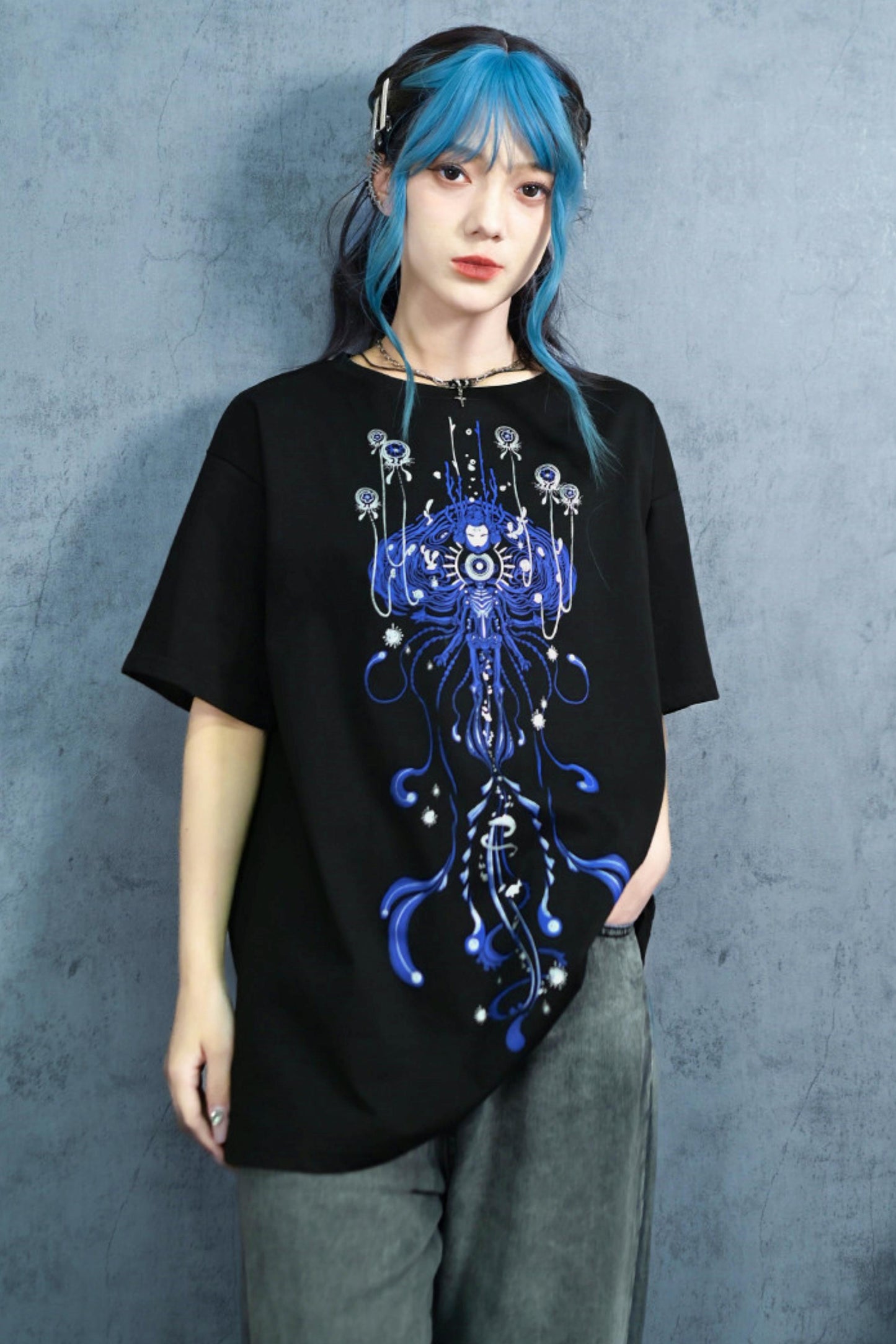 Blue Tears Cotton Top