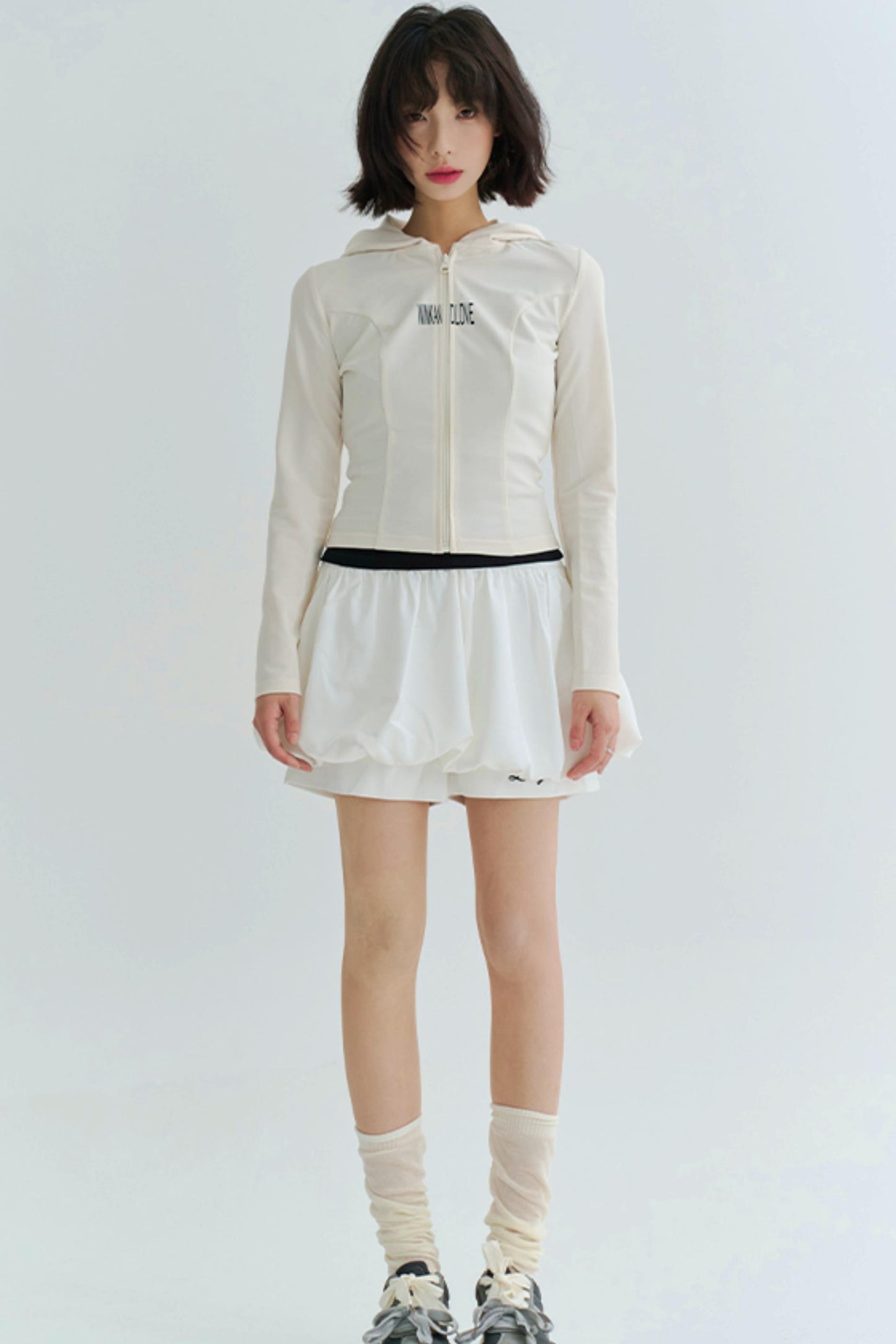 Blossom Embroidery Pants Skirt