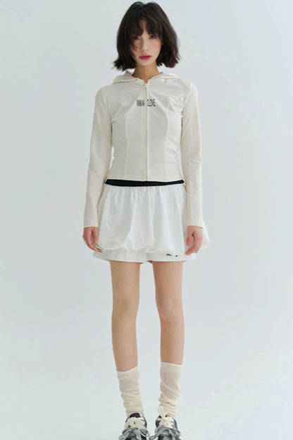 Blossom Embroidery Pants Skirt