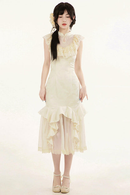 【予約商品】エレガントフィッシュテールロリータドレスセットアップ