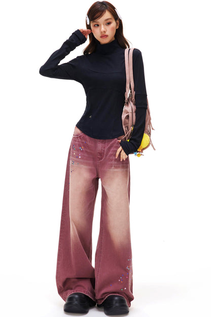 Slim Basic Turtleneck Top