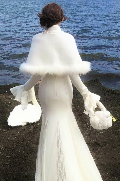 Sweet girly shawl cape