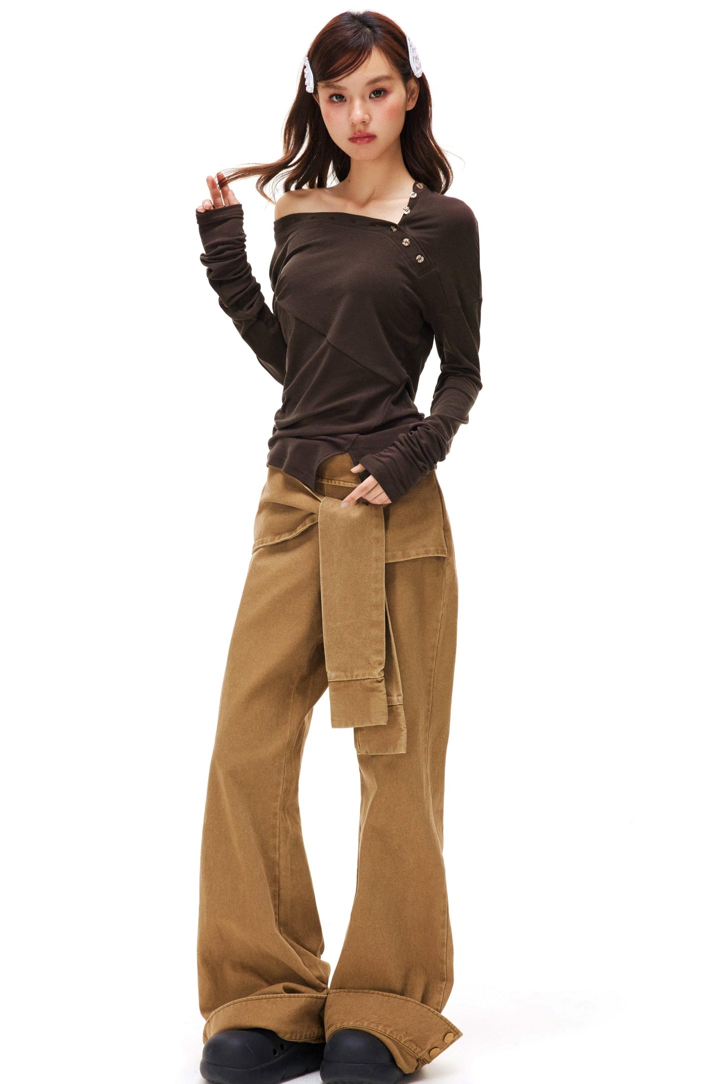 Retro Washed Cargo Pants