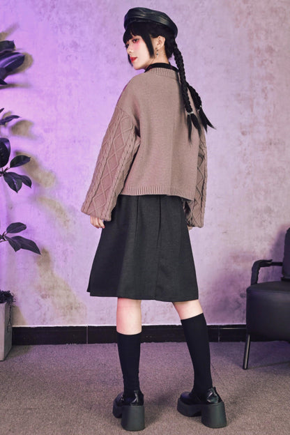 アンブライドゥルドチェスジャカードカーディガン