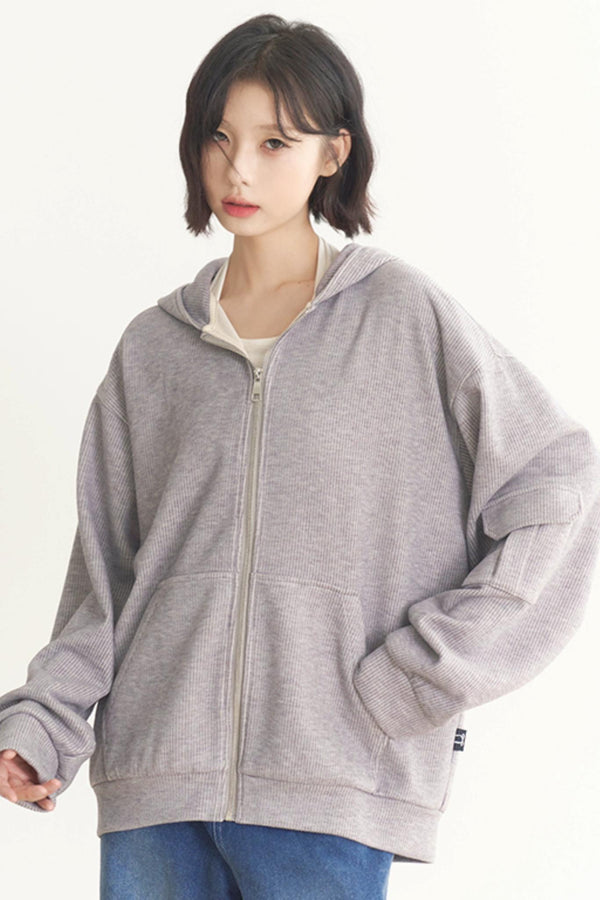 Gravity Museum Unisex Hooded Cardigan - Spring 2025 Collection