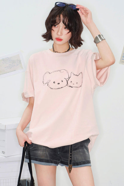 Animal Sweet Loose Top
