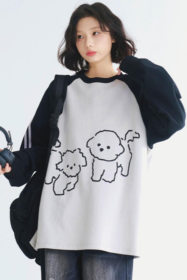 Printed Crush Sweater