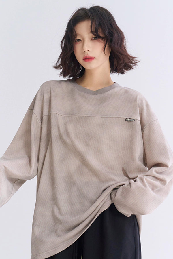 Loose Fit Long Sleeve T-Shirt