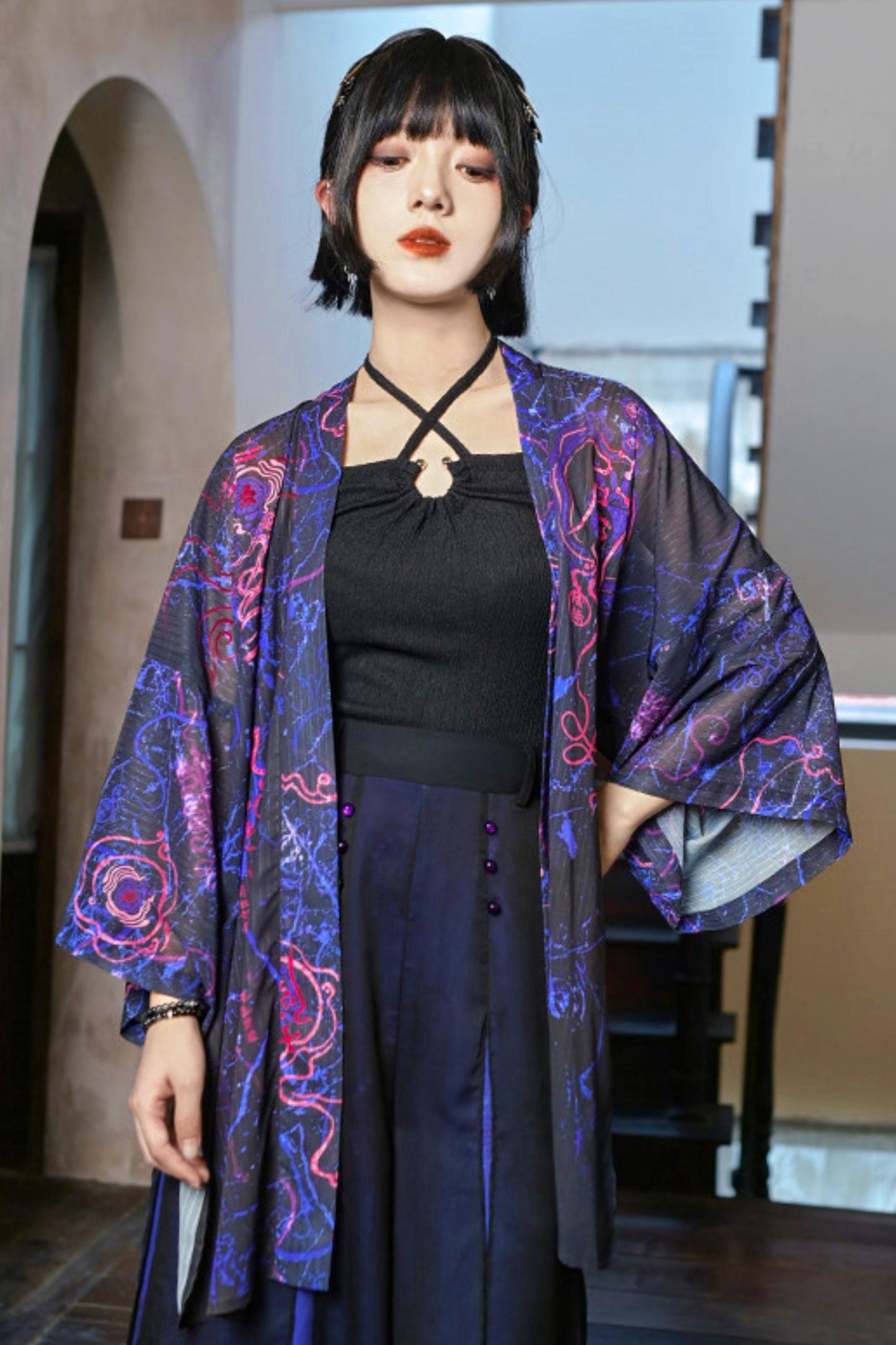 Weaving Life Chiffon Cardigan