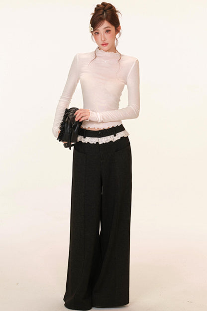 Heart-Pattern Winter Sweater + Pants + Top