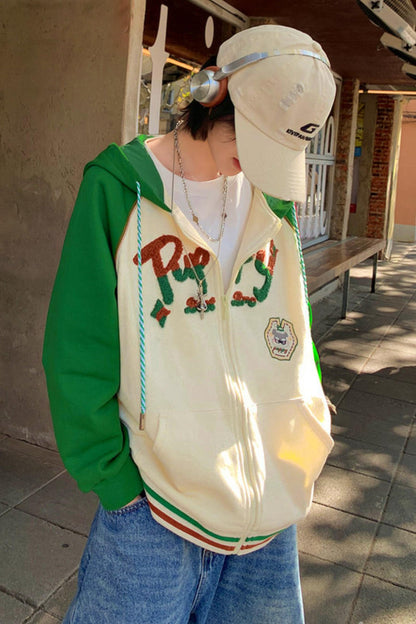 Mori Embroidered Hooded Jacket